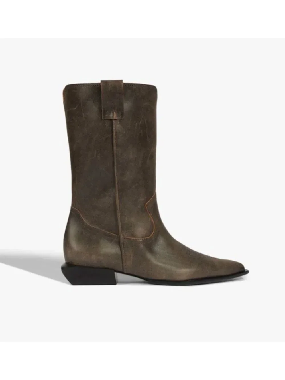 Schutz Ashley Leather Bootie - Picture 4 of 4